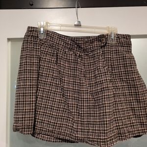 Old Navy Plaid Mini Skirt